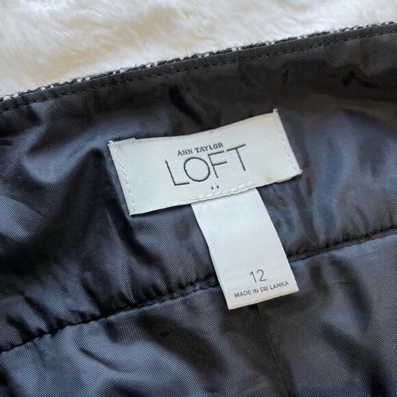 Loft Tweed Mini Skirt - Women’s 12 - Picture 7 of 7